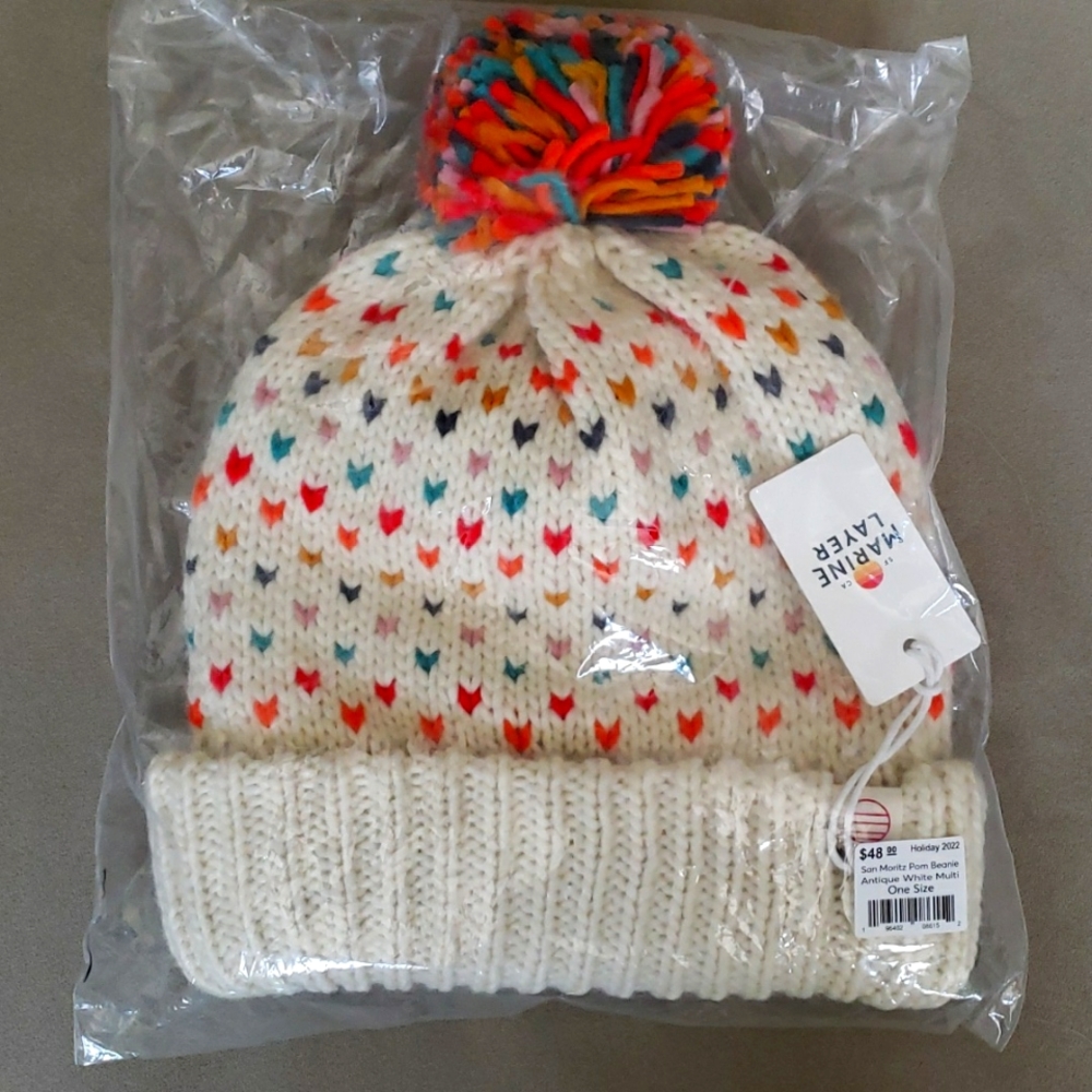 Marine layer pom beanie San moritz